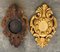 Spanish Rococo Style Carved Gold Leaf Giltwood Mirrors, 1920s, Set of 6 8
