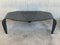 Mid-Century Sculptural Curved Blue Glass Table 8