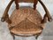 Poltrone con seduta in paglia, XIX secolo, set di 6, Immagine 8