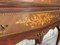 20th Century Marquetry Chest of Drawers with Bronze Details and Cream Marble Top 7