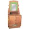 Oak Cabinet with Mirror, Image 1