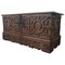 Spanish 18th Century Wood Coffer or Trunk 1