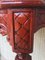 20th Century Rococo Style Italian Carved Mahogany and Glass-Top Console 13