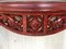 20th Century Rococo Style Italian Carved Mahogany and Glass-Top Console 10
