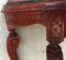 20th Century Rococo Style Italian Carved Mahogany and Glass-Top Console, Image 14