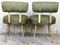 Mid-Century Green and Gilded Round Stools, Set of 2 5