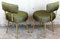 Mid-Century Green and Gilded Round Stools, Set of 2 4