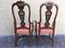 Burl Walnut Queen Anne Style Armchairs, 1940s, Set of 2, Image 5