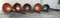 Antique Spanish Handmade and Forged Copper Cook Pans, Set of 5, Image 4