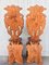 18th Century Italian Renaissance Lion Carved Walnut Hall Chairs, Set of 2, Image 9