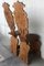 Sedie da ingresso rinascimentali in legno di noce intagliato, Italia, set di 2, Immagine 8