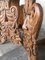 18th Century Italian Renaissance Lion Carved Walnut Hall Chairs, Set of 2 13