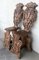 18th Century Italian Renaissance Lion Carved Walnut Hall Chairs, Set of 2 7