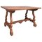 Early 20th Century Spanish Pine Trestle Table 1