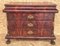 French Mahogany Chest with Four Drawers and Gilded Edges, 1830s 2