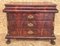 French Mahogany Chest with Four Drawers and Gilded Edges, 1830s, Image 2