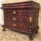 French Mahogany Chest with Four Drawers and Gilded Edges, 1830s 5