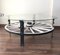 20th Century Glass Top Wooden Farm Table 2