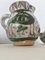19th Century Glazed Terracotta Vases in Green & White, Set of 4 11