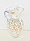 19th Century Glazed Earthenware Floral Painted Pitcher 2