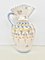 19th Century Glazed Earthenware Floral Painted Pitcher, Image 3