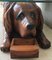 20th Century Carved Table with Lifesize Dog 9