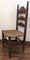 Turned and Carved Wooden Chairs with Straw Seat, 20th Century, Set of 6, Image 7