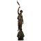 Spanish Bronze Lady Sculpture Attributed to Fundicion Barbedienne 1