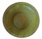 19th Century Spanish Hand Thrown and Glazed Green Stoneware Pottery Bowl 4