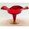 Large Cranberry Red Bowl 4