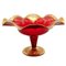 Large Cranberry Red Bowl 1