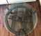 Wooden Wagon Wheel Industrial Accent Spanish Table with Glass Top 8