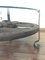 Wooden Wagon Wheel Industrial Accent Spanish Table with Glass Top, Image 4