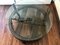 Wooden Wagon Wheel Industrial Accent Spanish Table with Glass Top 5