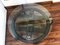 Wooden Wagon Wheel Industrial Accent Spanish Table with Glass Top 10