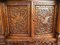 Antique Japanese Hand-Carved Elmwood Cabinet 19