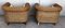 Mid-Century Armchairs with Coffee Table in Rattan and Wood, Set of 3 8