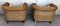 Mid-Century Armchairs with Coffee Table in Rattan and Wood, Set of 3, Image 8