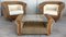 Mid-Century Rattan and Wood Coffee Table, Image 8