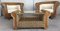 Mid-Century Rattan and Wood Lounge Chairs, Set of 2, Image 9