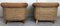 Mid-Century Rattan and Wood Lounge Chairs, Set of 2, Image 4