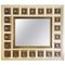 Large Gilded and White Cream Mirror, 1930s, Image 1