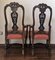 Burl Walnut Queen Anne Style Armchairs, 1940s, Set of 2, Image 5