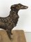 19th Century French Silver Patinated Bronze Borzoi, Image 7