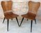 Mid-Century Stühle im Arne Jacobsen Stil mit schwarzen konischen Beinen, 2er Set 6