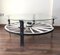 20th Century Glass Top Wooden Wagon Spanish Table, Image 2
