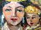 20th Century Oil Painting of Madonna and Child by Arnedo Linares, Spain 4