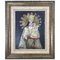 20th Century Oil Painting of Madonna and Child by Arnedo Linares, Spain 1