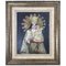 Peinture à l'Huile de la Vierge à l'Enfant, 20ème Siècle par Arnedo Linares, Espagne 1