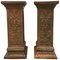 19th Columns or Pedestals in Glazed Handmade Terracotta, Set of 2, Image 1